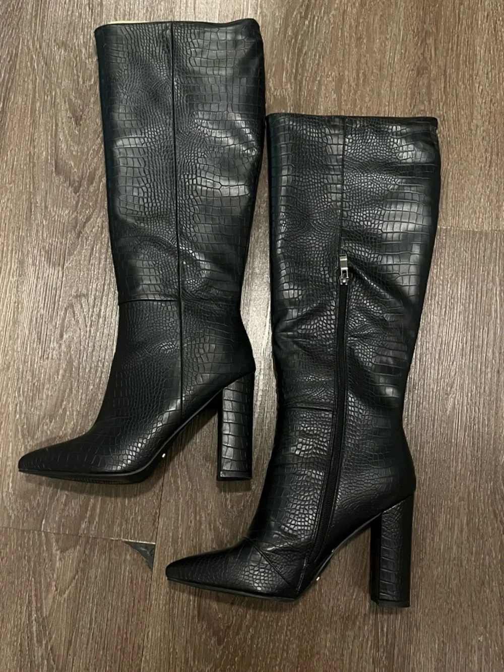 Milla by Billini Crocodile Knee High Boots from Princess Polly, Great Condition! - Picture 3 of 4